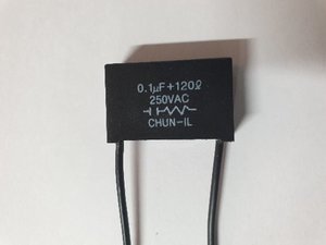 0.1uF+120R1/2W250V AC