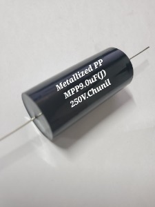MPP9.0uF(J)250V. 두께:20파이  길이:47mm